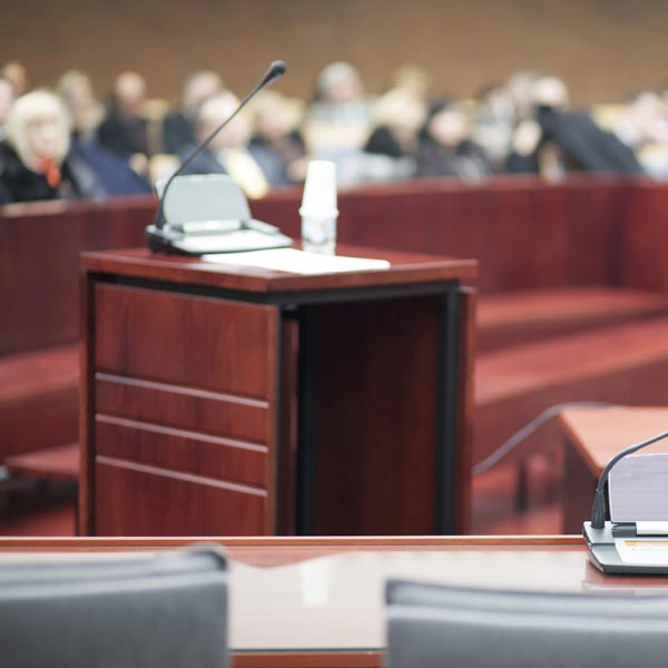 prosecution stand